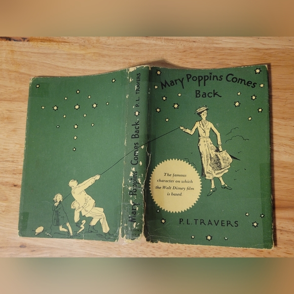 Vintage Mary Poppins Comes Back by PL Travers 1963 Edition HC & Dust Jacket - Picture 14 of 16